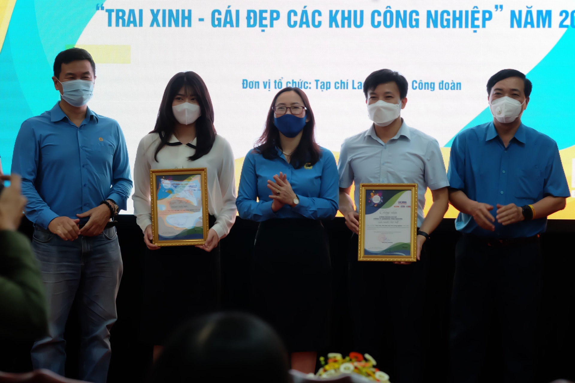 Trao giải “Trai xinh - Gái đẹp các Khu công nghiệp” đến công đoàn cơ sở và công nhân