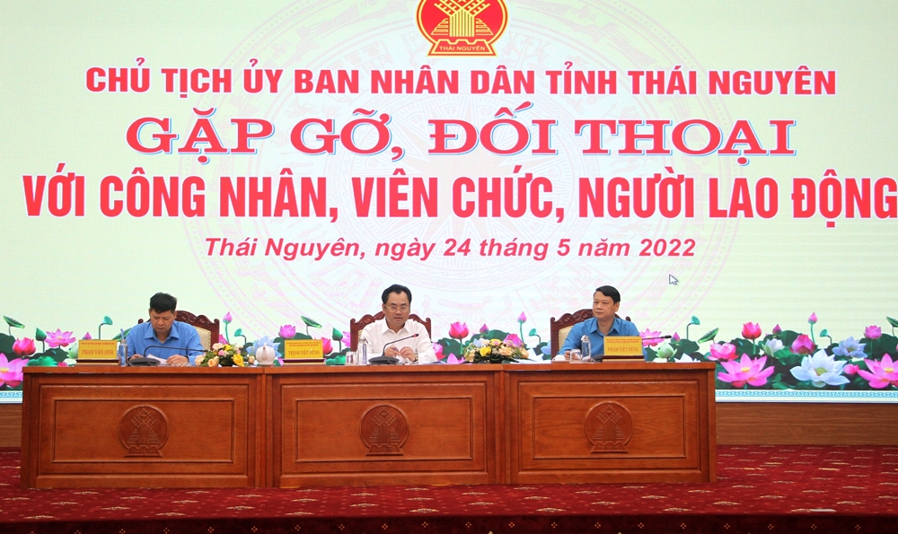 Nhiều vấn đề công nhân kiến nghị được tháo gỡ thông qua đối thoại với lãnh đạo tỉnh