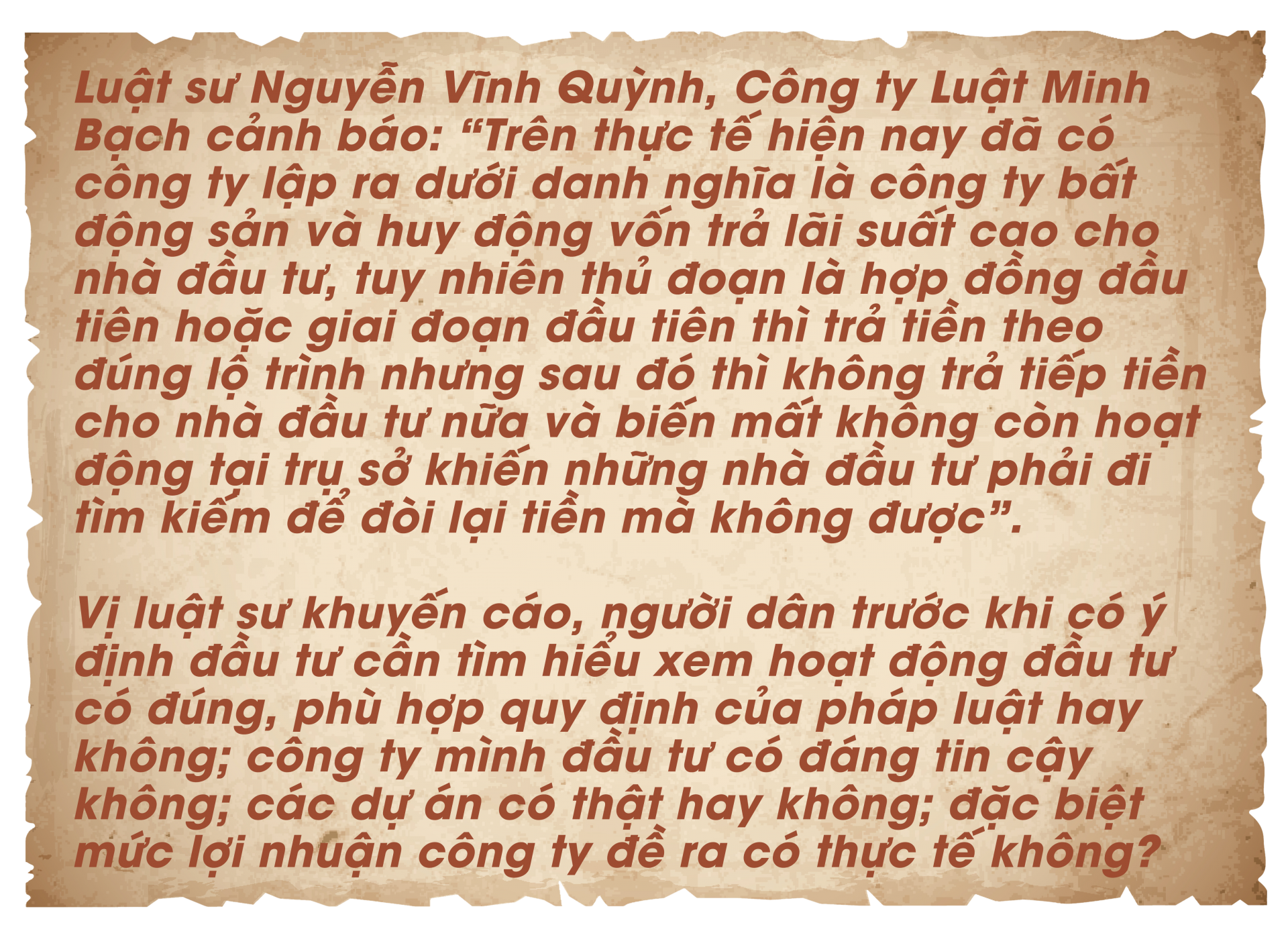 Huy động vốn bất thường ở Công ty Nhật Nam: Kỳ 2 - Hé lộ “chiêu thức” dụ dỗ nhà đầu tư