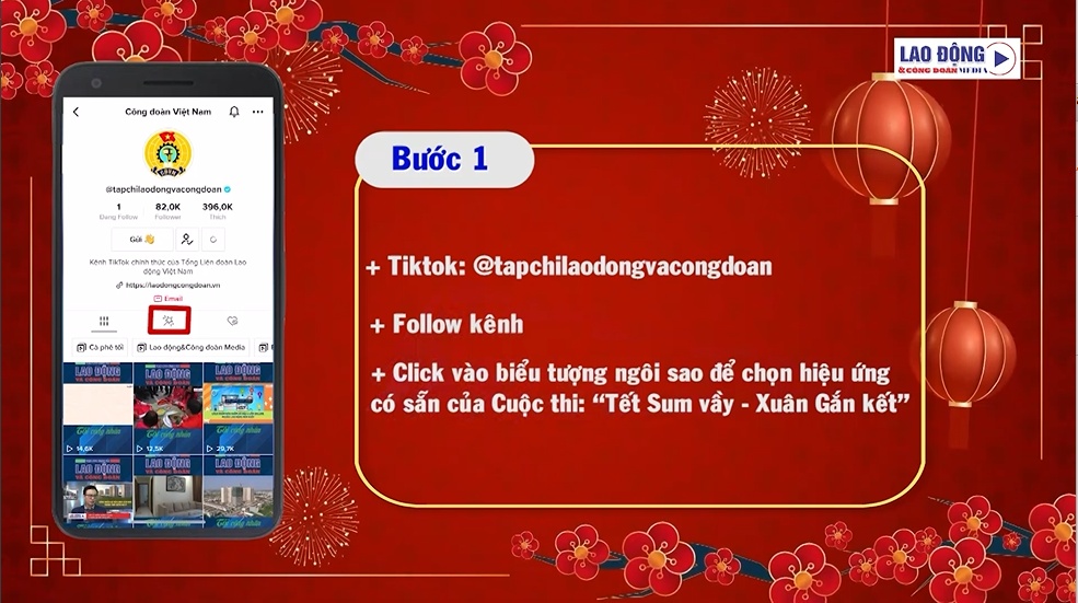 Cách tham gia Cuộc thi “Tết Sum vầy – Xuân Gắn kết” để nhận giải thưởng 15 triệu đồng