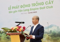 Phát động trồng cây phủ xanh 16 ha dự án sân golf tại tỉnh Phú Thọ