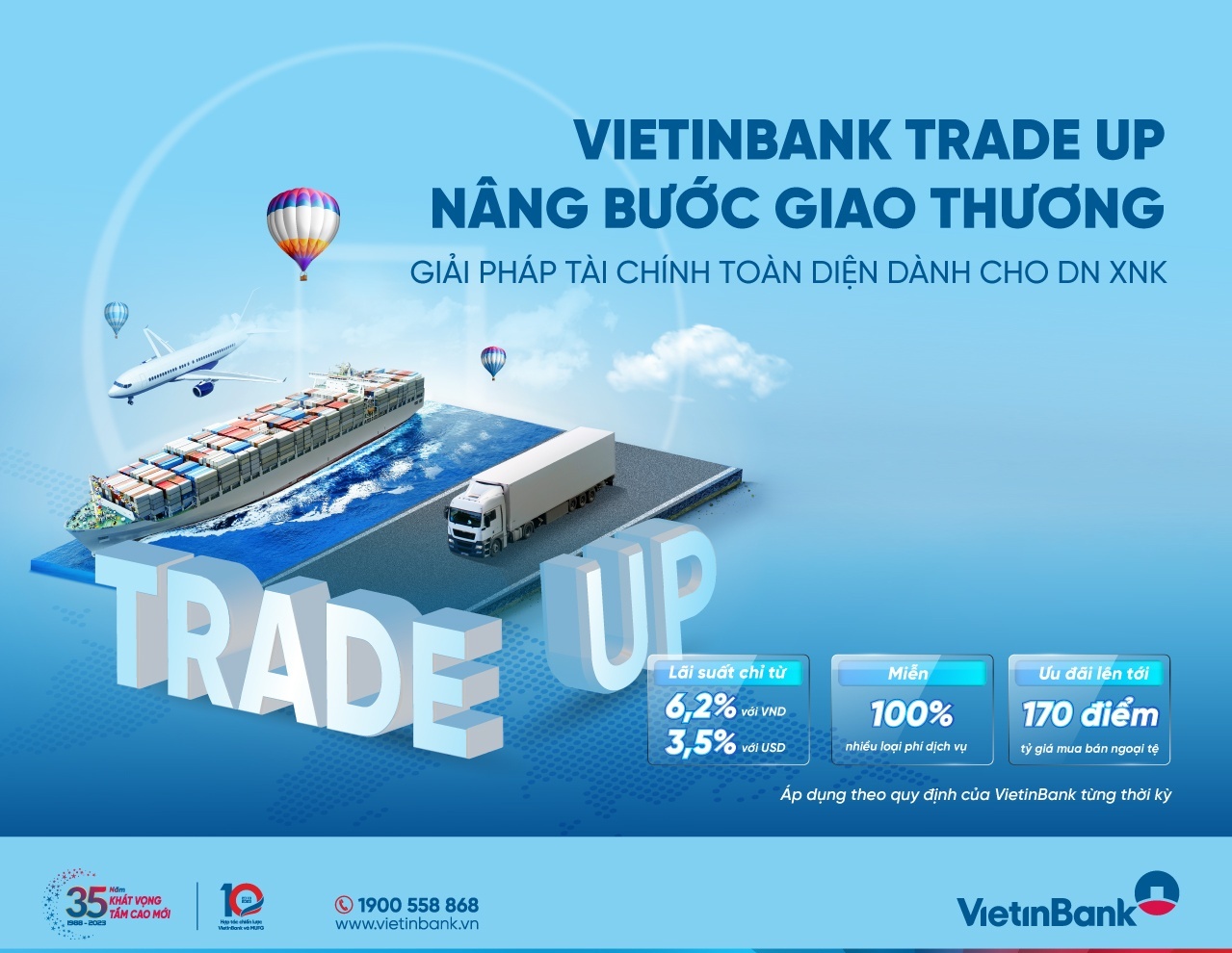 VietinBank triển khai chương trình ưu đãi toàn diện dành cho DN xuất nhập khẩu