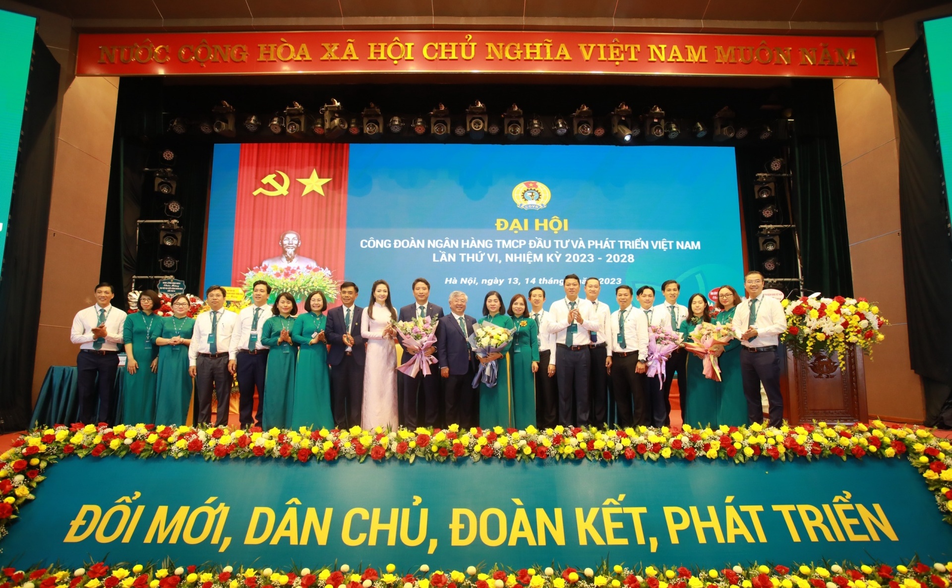 Đại hội Công đoàn Ngân hàng BIDV lần thứ VI, nhiệm kỳ 2023 – 2028 thành công tốt đẹp