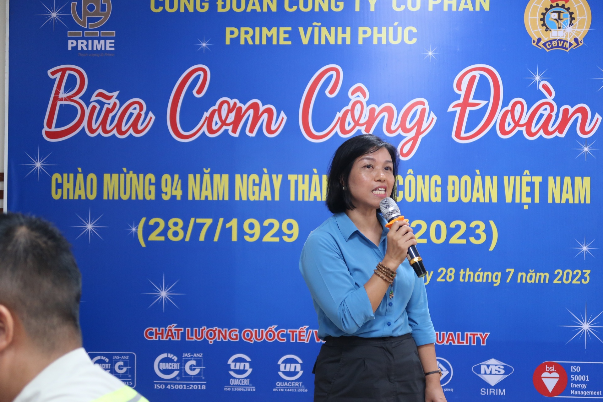 "Bữa cơm công đoàn" tại Công ty Cổ phần Prime Vĩnh Phúc: Tiệc buffe cho người lao động