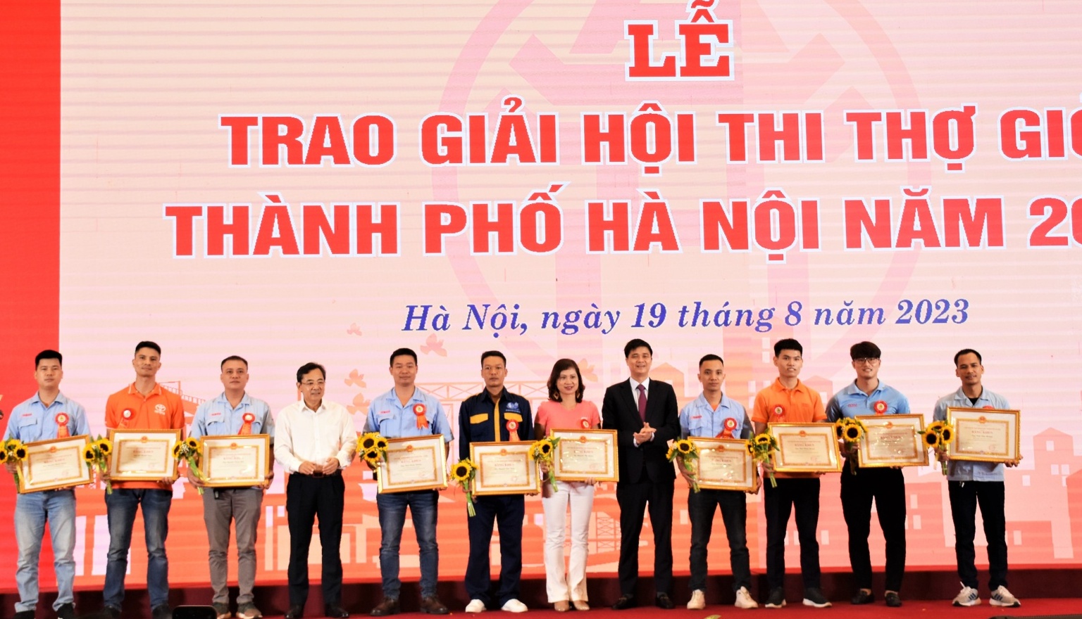 Trao giải Hội thi thợ giỏi, tuyên dương Chủ tịch CĐCS tiêu biểu năm 2023