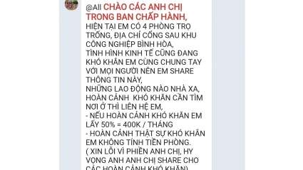 Giúp đỡ công nhân là niềm vui vô bờ bến