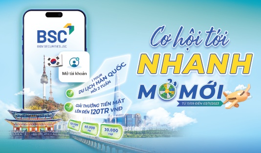 BSC dành 01 tỷ đồng tặng nhà đầu tư chứng khoán