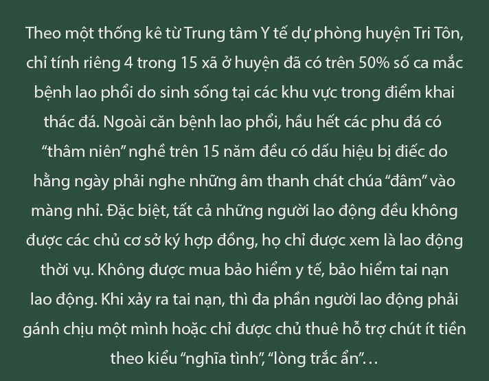 Những “phận đời đá” ở lưng trời Thất Sơn