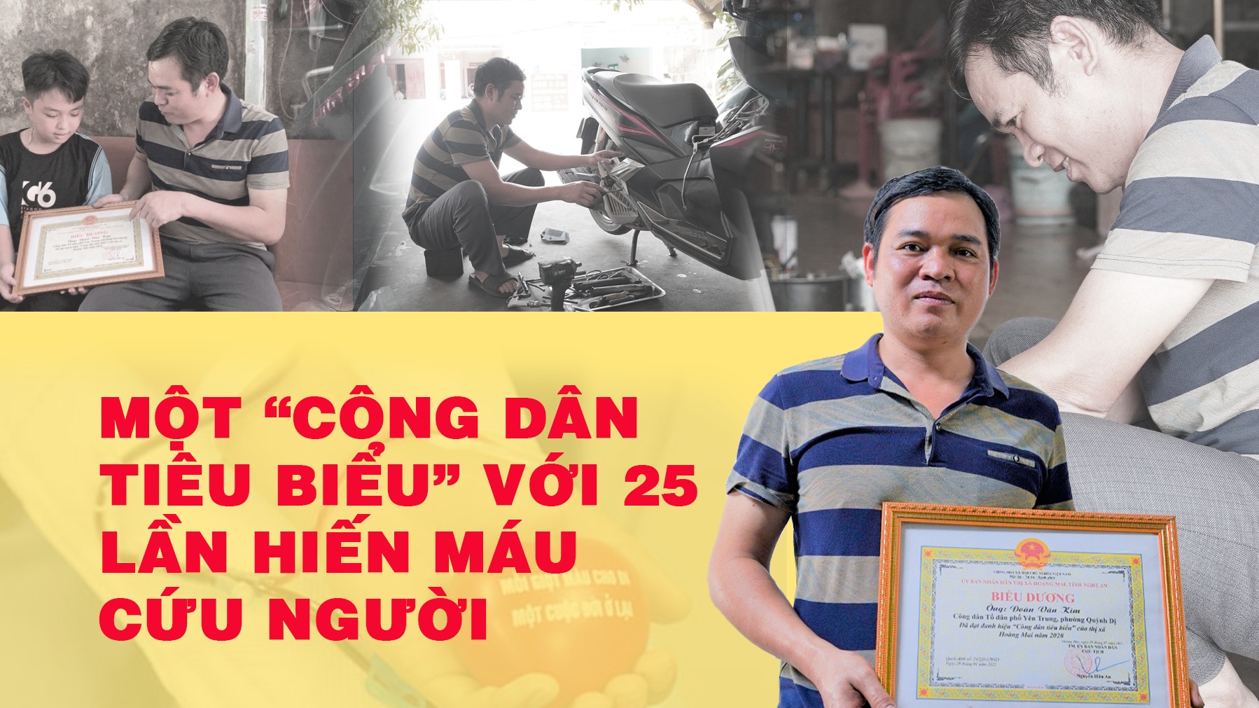 Một “công dân tiêu biểu” 25 lần hiến máu cứu người