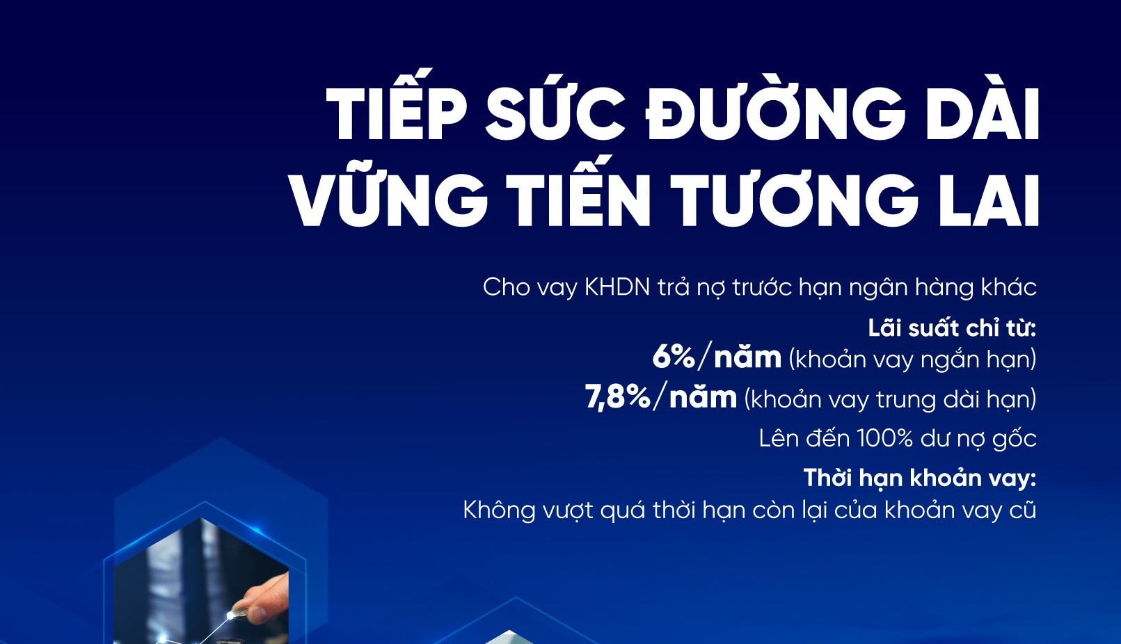 VietinBank cho vay trả nợ trước hạn ngân hàng khác với lãi suất thấp