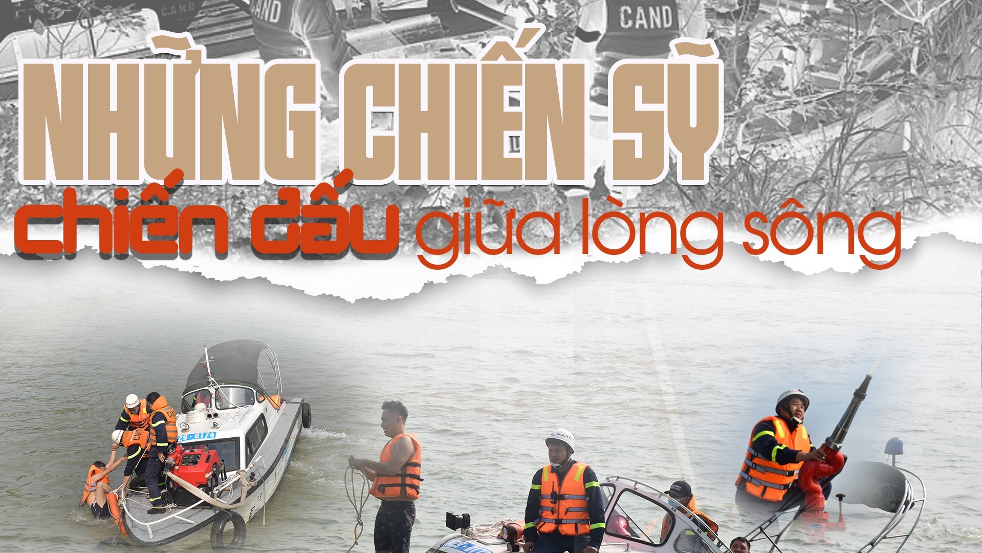 Những chiến sỹ chiến đấu giữa lòng sông