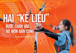 Hai “kẻ liều” bước chân vào bộ môn bắn cung