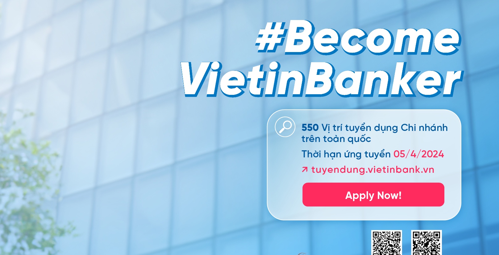 VietinBank tuyển dụng tập trung đợt 1 năm 2024