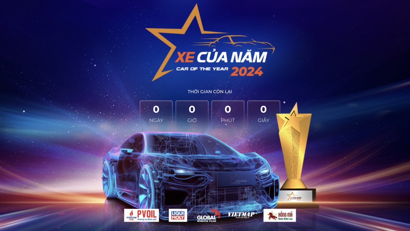 Kết quả bình chọn giai đoạn 1 XE CỦA NĂM 2024