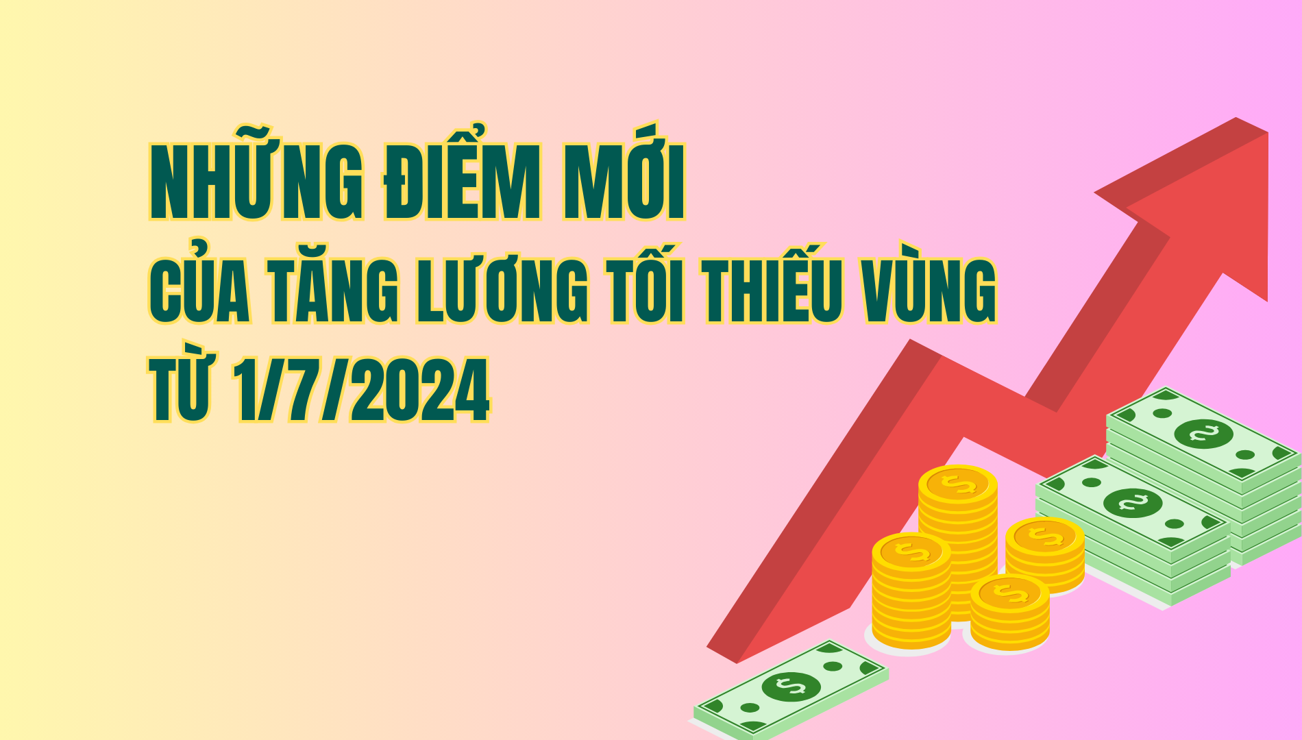 Những điểm mới của tăng lương tối thiểu vùng từ 1/7/2024