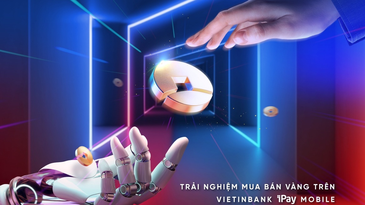 Triển khai mua bán vàng (digiGOLD) trên ứng dụng số VietinBank iPay Mobile