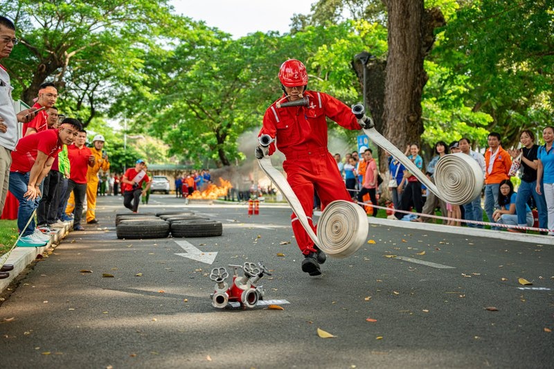 Những hình ảnh ấn tượng tại Hội thi An toàn vệ sinh viên giỏi ngành Dầu khí