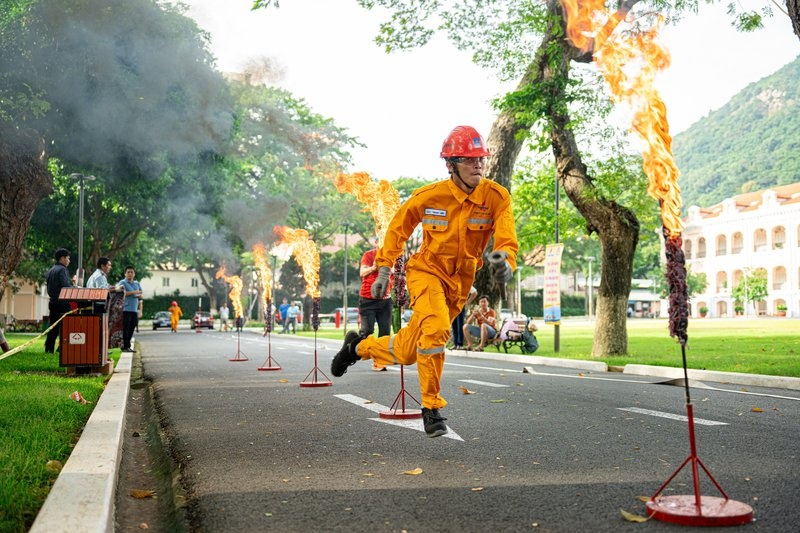 Những hình ảnh ấn tượng tại Hội thi An toàn vệ sinh viên giỏi ngành Dầu khí