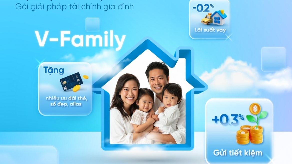 Tiếp nối qua các thế hệ V-Family: Gói giải pháp tài chính dành cho triệu gia đình Việt