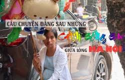 Câu chuyện đằng sau những chùm bóng bay giữa lòng Hà Nội