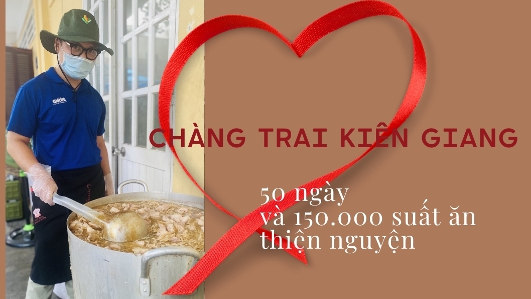 Chàng trai giấu bố mẹ nấu 5000 suất ăn/ngày trong mùa dịch