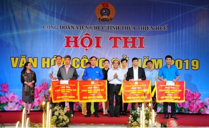  14 CĐCS tham gia Hội thi "Văn hoá Công sở" năm 2019