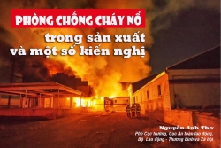 Phòng chống cháy nổ trong sản xuất và một số kiến nghị