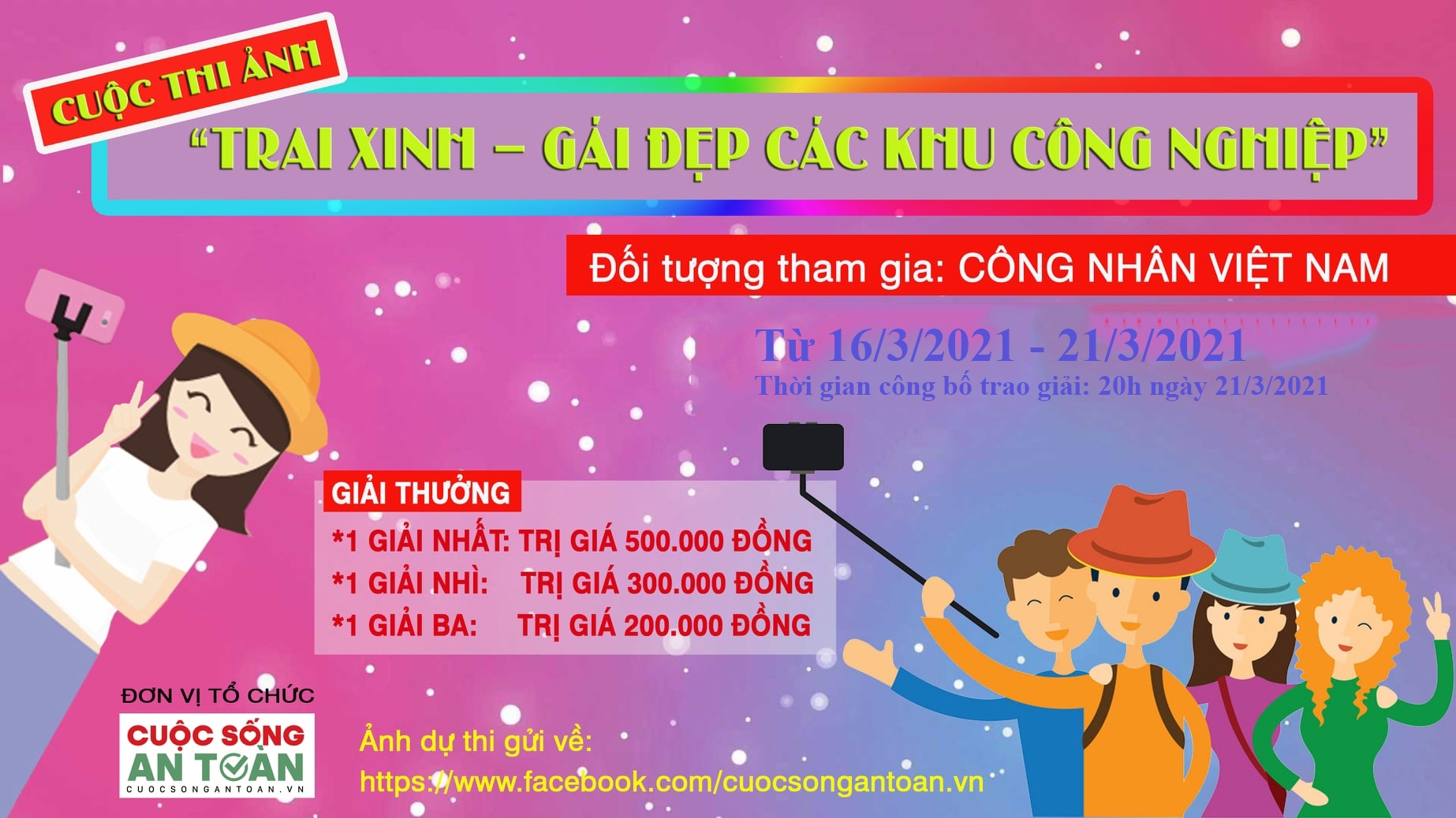 Phát động "Trai xinh - Gái đẹp các khu công nghiệp" tuần 5 trong năm 2021