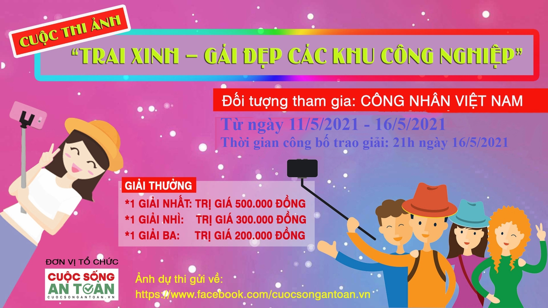 Cập nhật “Trai xinh – Gái đẹp các khu công nghiệp” ngày 13/5: Hãy luôn mỉm cười!