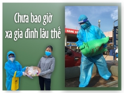 Nữ công nhân tình nguyện vào tâm dịch: “Chưa bao giờ xa gia đình lâu thế”