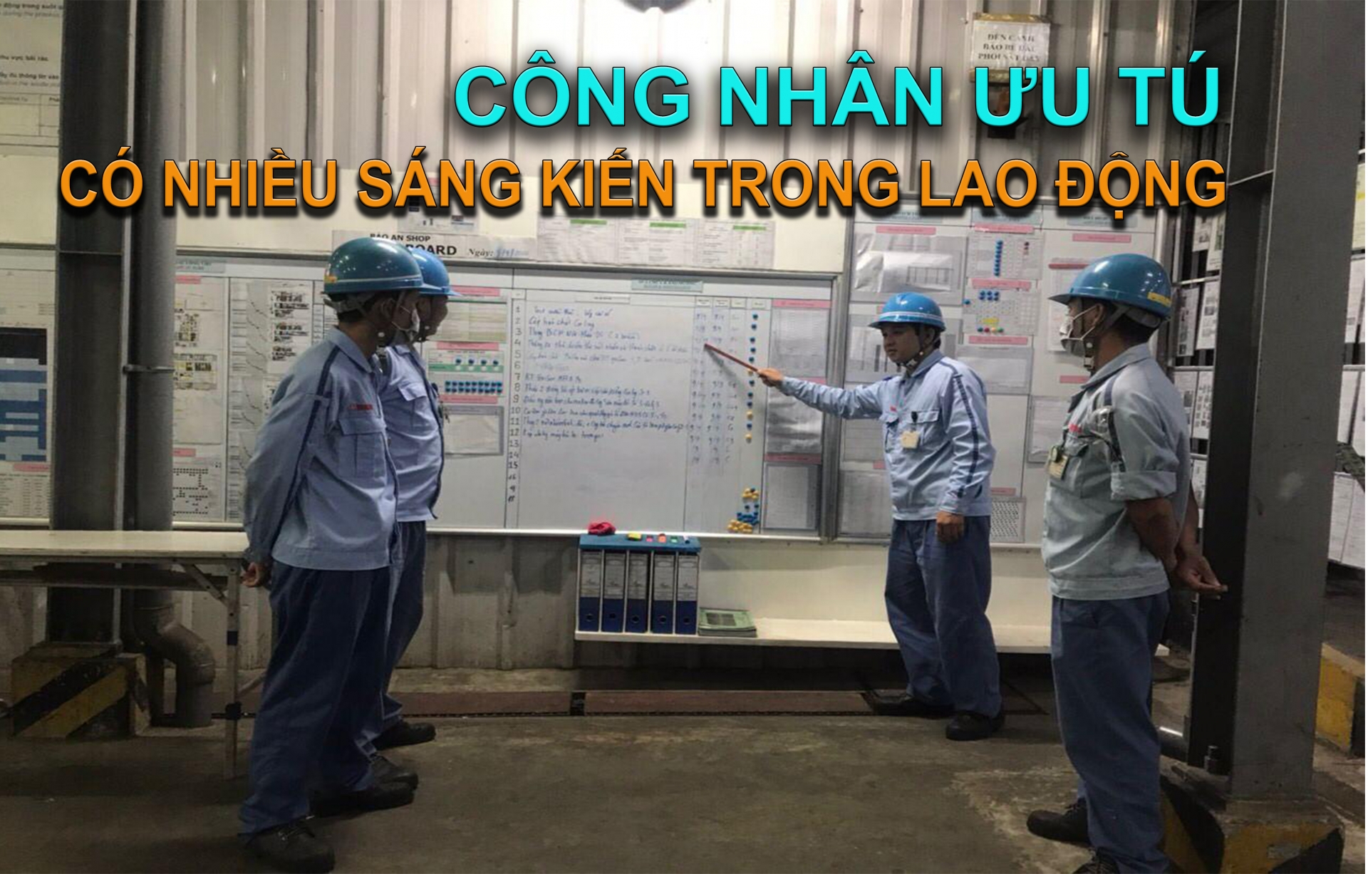 Công nhân ưu tú có nhiều sáng kiến trong lao động