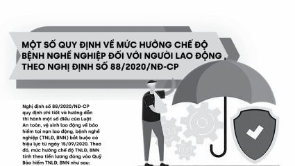 Một số quy định về mức hưởng chế độ bệnh nghề nghiệp đối với người lao động