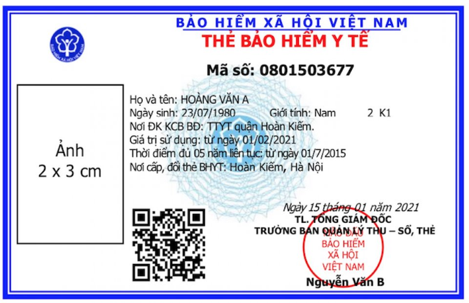 Từ ngày 1/4/2021 thẻ BHYT có 5 điểm mới