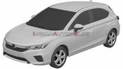 Honda City hatchback tiếp tục lộ ảnh sáng chế