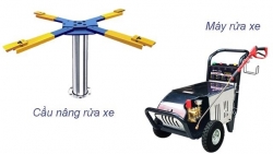 Tư vấn chọn mua máy rửa xe, cầu nâng tốt, giá rẻ cho tiệm rửa xe