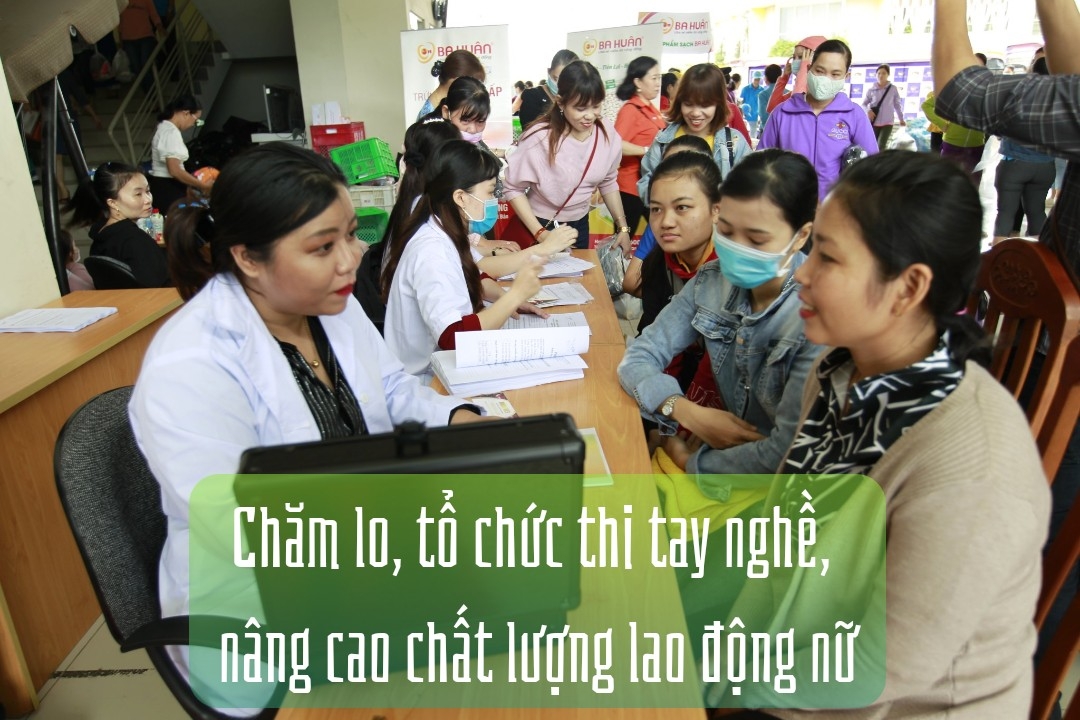 Chăm lo, định hướng nghề nghiệp cho lao động nữ