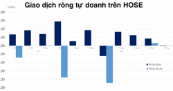 Tự doanh vẫn phải bán đối ứng nhiều cổ phiếu VN Diamond