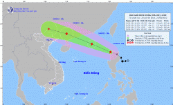 Bão Ma-on áp sát Biển Đông và có khả năng mạnh thêm