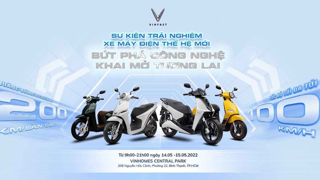 Trải nghiệm xe máy điện thế hệ mới đi 200km/lần sạc của VinFast tại TP.HCM