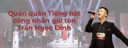 Quán quân “Tiếng hát công nhân” gọi tên Trần Ngọc Đỉnh