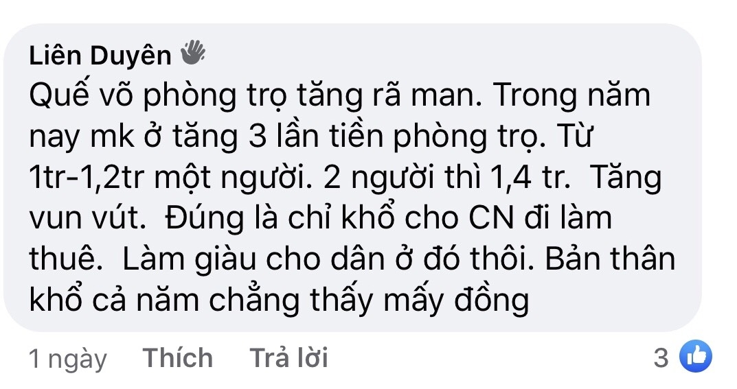 Nhà trọ tăng giá, công nhân lao đao vì tiền thuê nhà