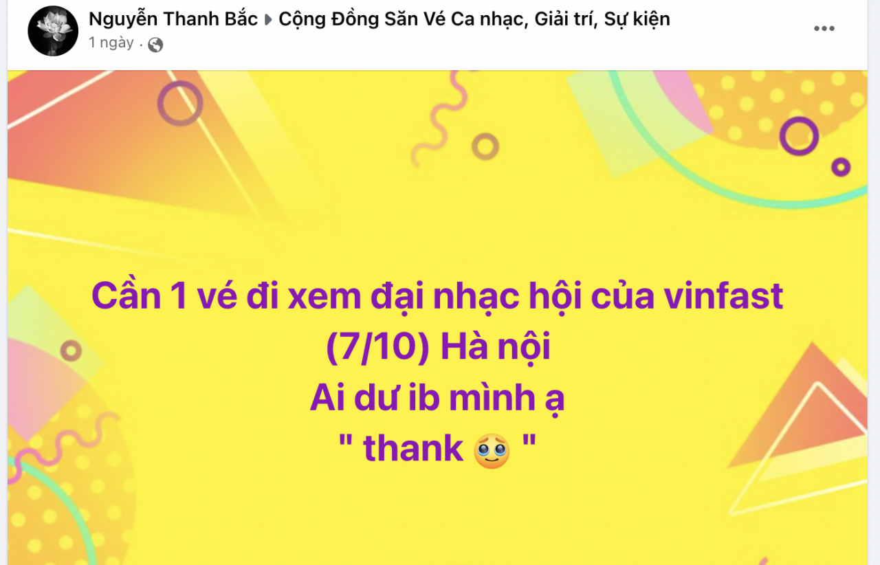 Cộng đồng yêu xe hào hứng 'khoe' vé đại nhạc hội VinFast