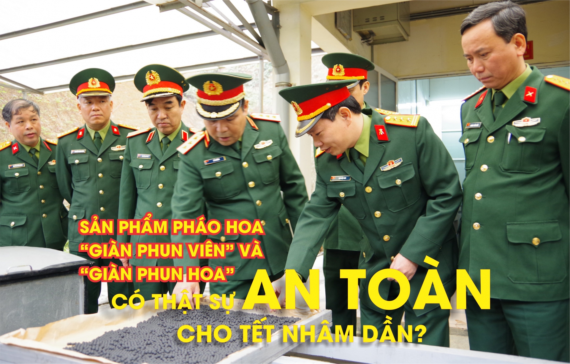 Sản phẩm pháo hoa “Giàn phun viên” và “Giàn phun hoa”: Có thật sự an toàn cho Tết?