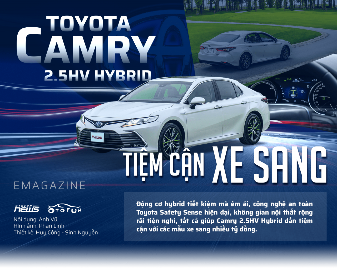 Toyota Camry Hybrid – Tiệm cận xe sang