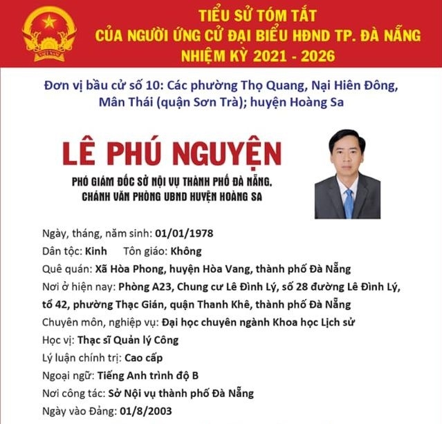 Ngư dân tự hào vì có người ở huyện Hoàng Sa ứng cử đại biểu HĐND TP Đà Nẵng