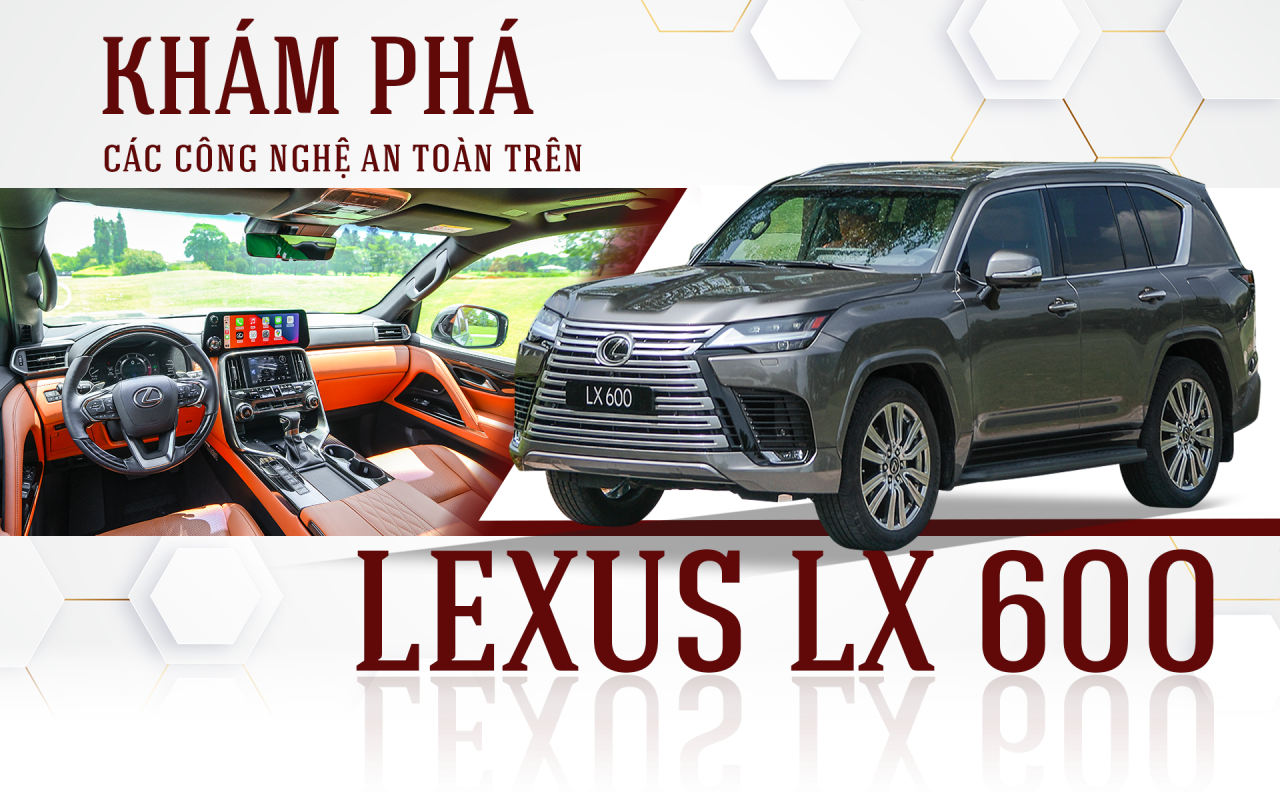 Khám phá các công nghệ an toàn trên Lexus LX 600