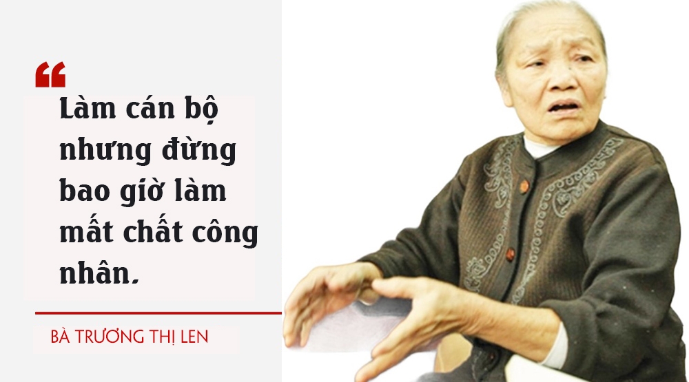 “Làm cán bộ nhưng đừng bao giờ làm mất chất công nhân”