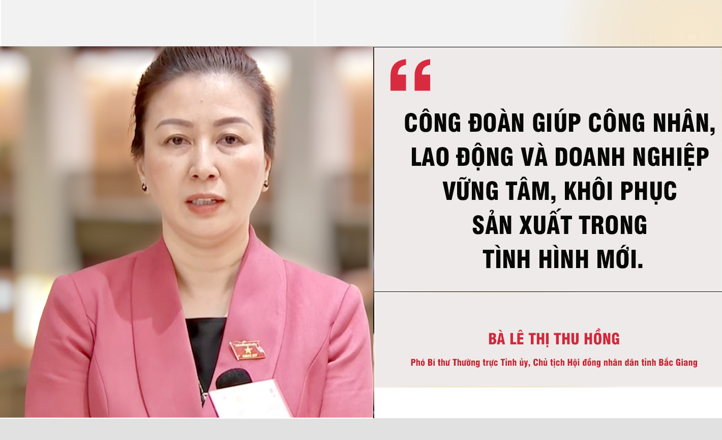 LĐLĐ tỉnh Bắc Giang: Hiệu quả của phong trào thi đua đã thể hiện bằng những con số