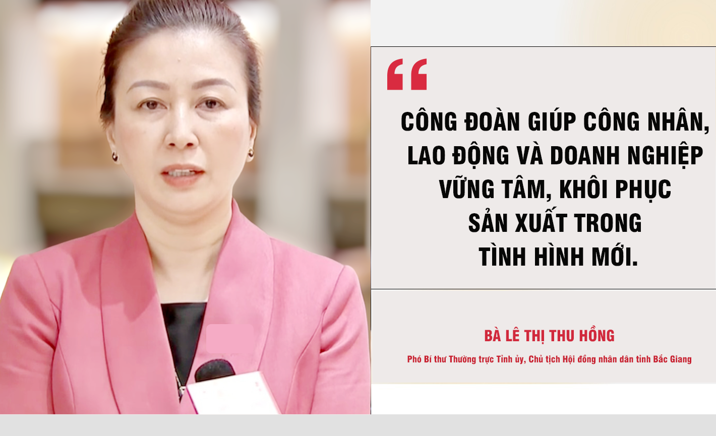 LĐLĐ tỉnh Bắc Giang: Hiệu quả của phong trào thi đua đã thể hiện bằng những con số