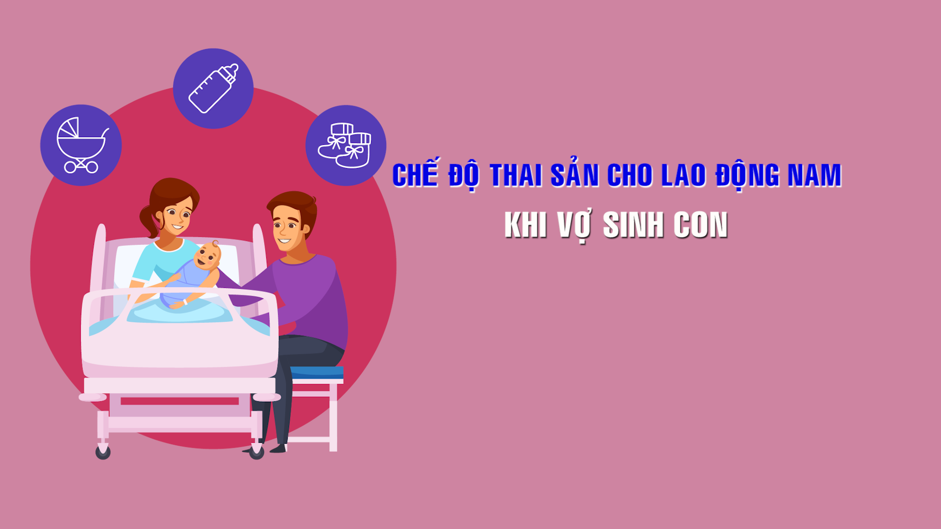 Chế độ thai sản cho lao động nam khi vợ sinh con